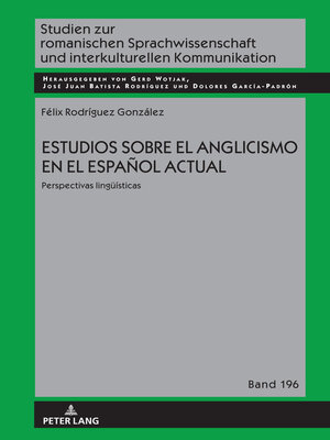 cover image of Estudios sobre el anglicismo en el español actual